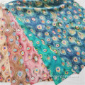 Challie Somali Digital Viskose Blumenblüten Rayon Stoff